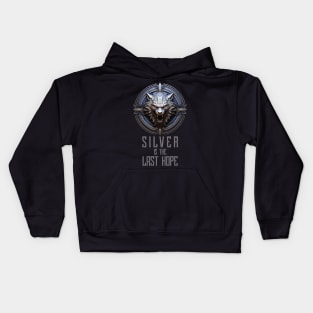 Wolf Emblem Kids Hoodie